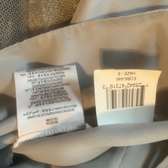 BCBG MaxAzria Jacquard Strapless Dress, Size 8 - Picture 12 of 14